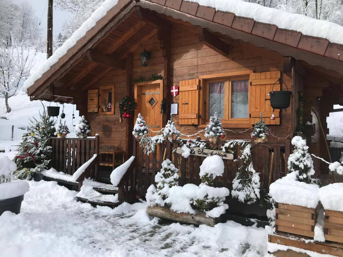 Le Bouchet-Mont Charvin Le Blanc Nordiqueヴィラ エクステリア 写真