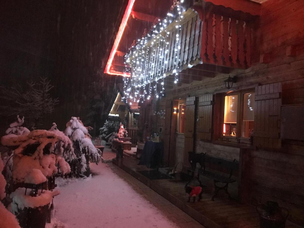 Le Bouchet-Mont Charvin Le Blanc Nordiqueヴィラ エクステリア 写真