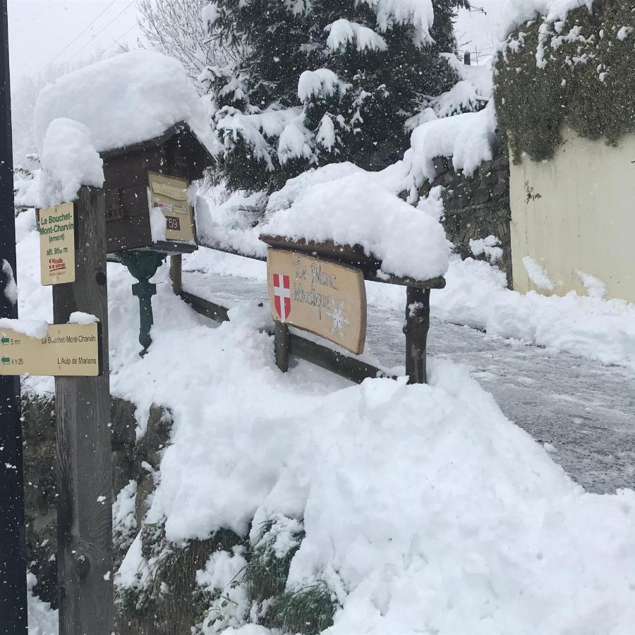 Le Bouchet-Mont Charvin Le Blanc Nordiqueヴィラ エクステリア 写真