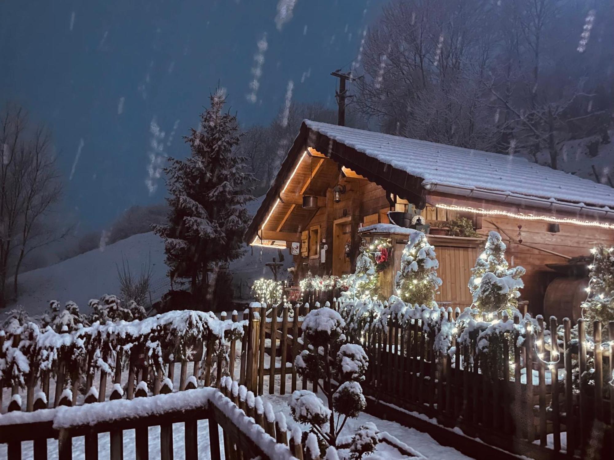 Le Bouchet-Mont Charvin Le Blanc Nordiqueヴィラ エクステリア 写真